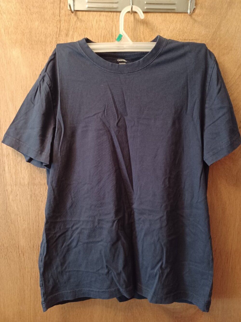 George Men's Crew Neck Soft Knit T-Shirt